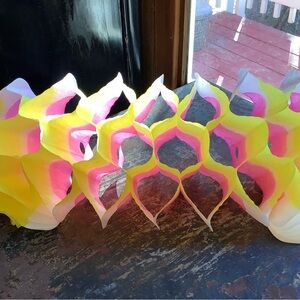 Vintage Danish Paper Party Garlands 4 pcs